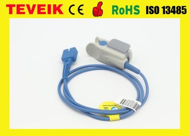Shenzhen Teveik Factory Medical Nell-cor Oximax DS-100A مستشعر نبض Spo2 للكبار مشبك الإصبع ، دبوس DB9