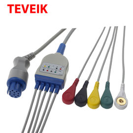 الرعاية الطبية Artema IEC Round 10 Pin TPU ECG Cable