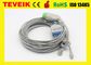 One Piece 5 Leads ECG Cable with Round 12pin Connector for Biolight M7000