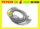 متوافق مع Mindray PM6000 One piece 5 ECG Cable مع المفاجئة IEC للاستخدام الطبي