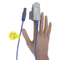 مستشعر spo2 قابل لإعادة الاستخدام لمراقبة المريض Contec للكبار مشبك إصبع للأطفال 3ft DB 7pin كابل مستشعر spo2