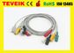 SPACELABS 700-0006-01 مونيتور لمريض ECG Cables 3 يؤدي Clip IEC