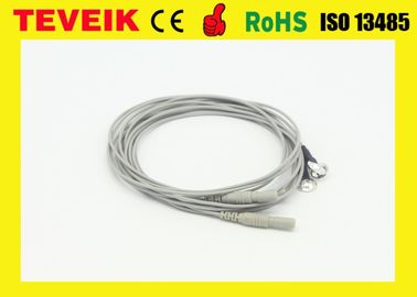 سعر المصنع لكابل Neurofeedback DIN1.5 Socket EEG Electrode مع أقطاب فضية نقية ، مادة TPU