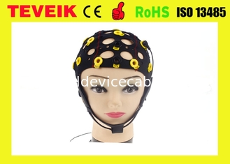 فصل EEG قبعة ، قطب كلوريد الفضة ، 20 يؤدي EEG غطاء قطب كهربائي لآلة EEG