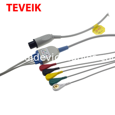 مونيتور للمريض 5 Leadwires 6 Pin BCI Snap Medical Ecg Cable