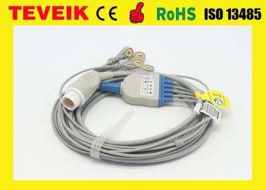 الشركة المصنعة الطبية HP One Piece Round 12pin 5leads ECG Cable for HP Patient Monitor