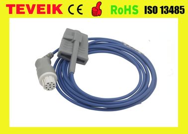 الملحقات الطبية Datex الكبار سيليكون لينة تلميح SPO2 الاستشعار ، 10ft ، جولة 10pin